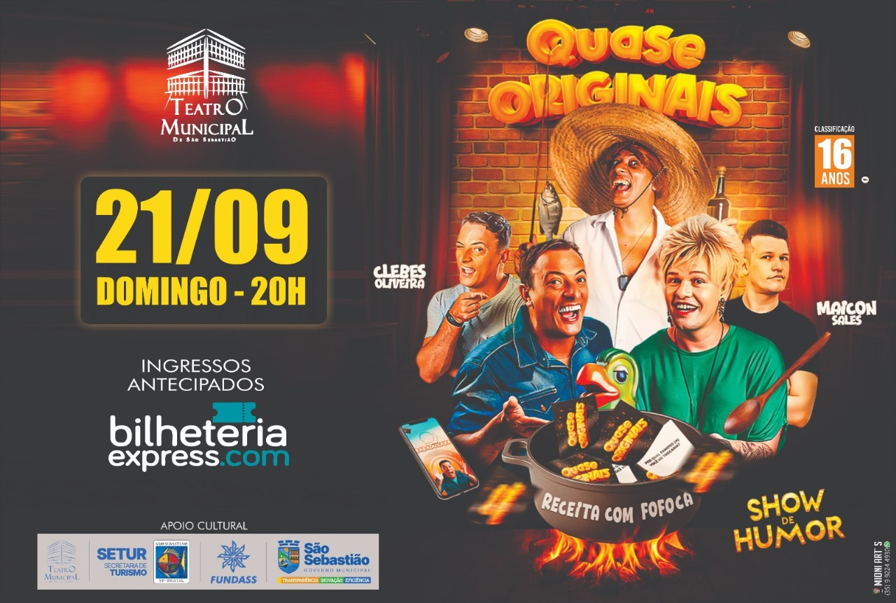 Stand Up ‘Quase Originais’ é atração deste domingo