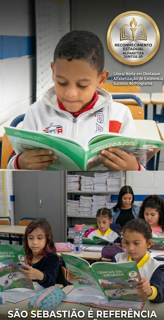 SÃO SEBASTIÃO PREMIADA NA EDUCAÇÃO